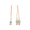 TrippLite 6ft. Duplex Multimode 62.5/125 Fiber Patch Cable LC/SC N316-02M